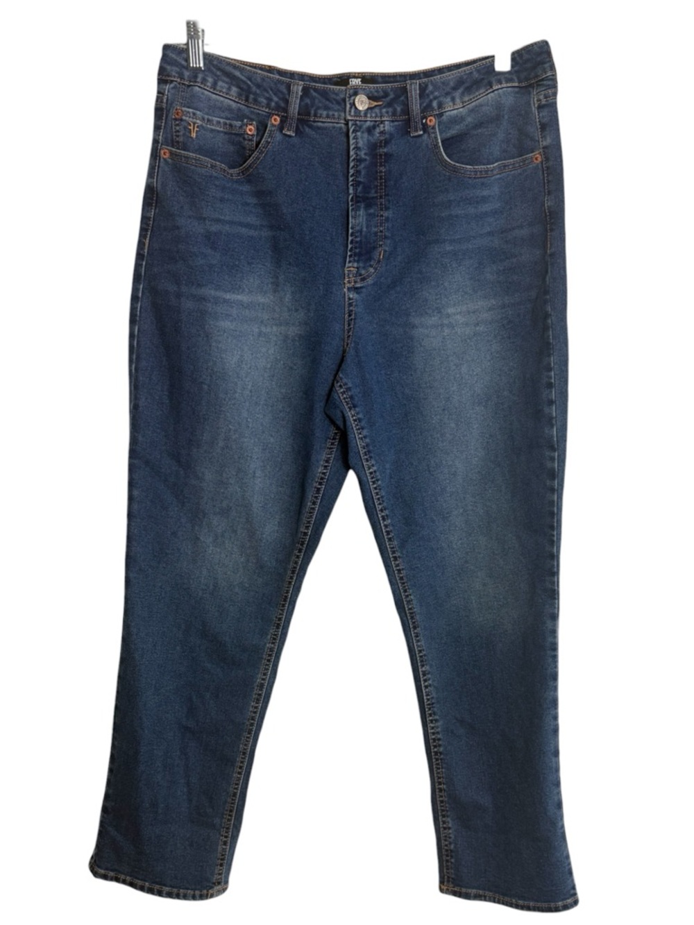 FRYE Classic Dark Blue Denim Jeans Size 12/31 -- PERFECT FOR EVERY CLOSET!!! - Picture 3 of 10
